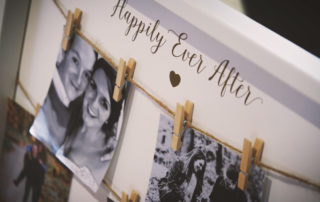 Happily-ever-after wedding card