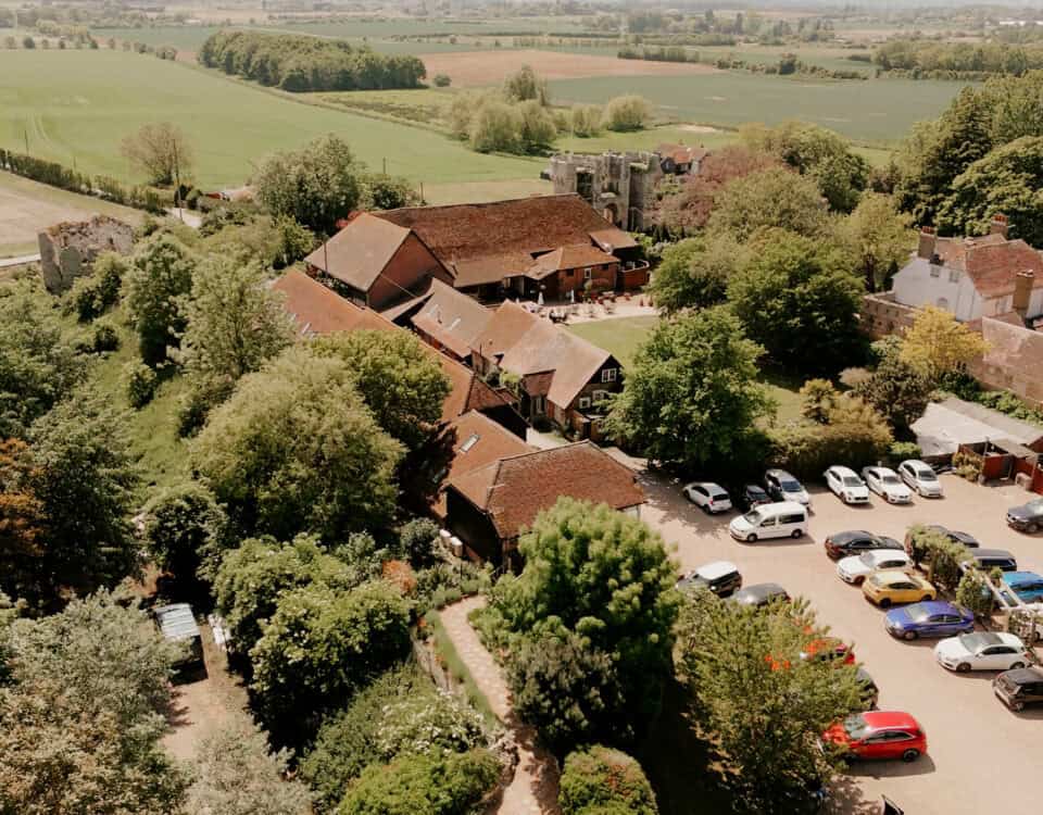 Bethany & Lewis's wedding at Cooling Castle Barn, filmed by Talking Fly Wedding Films