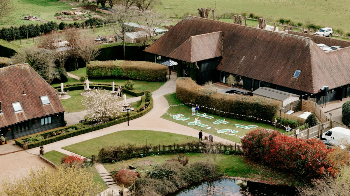Old Kent Barn wedding film by Talking Fly Wedding Films