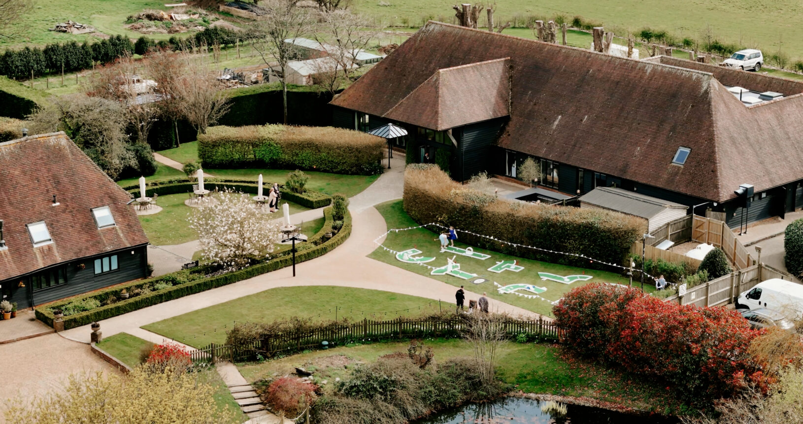 Old Kent Barn wedding film by Talking Fly Wedding Films