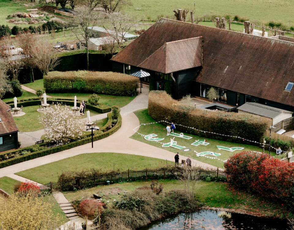 Old Kent Barn wedding film by Talking Fly Wedding Films