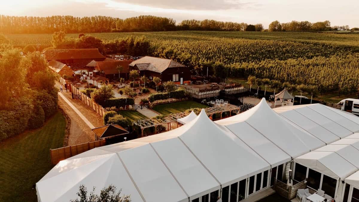 The Barnyard wedding film by Talking Fly Wedding Films