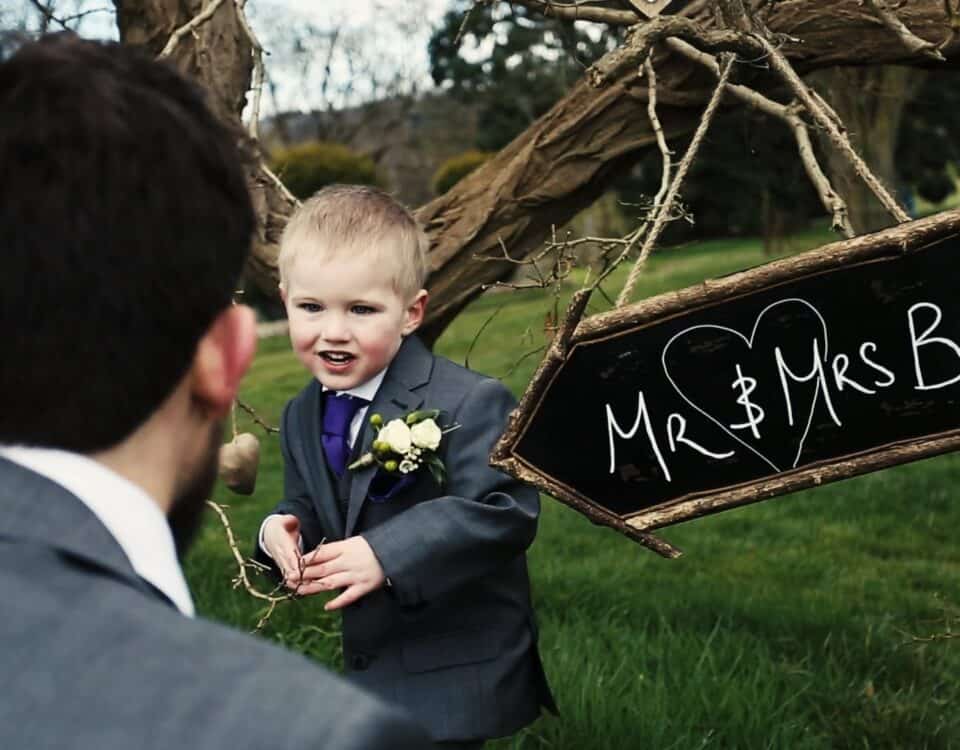 Alex & Matt's wedding at Mount Ephraim Gardens, filmed by Talking Fly Wedding Films