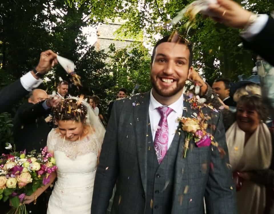 Amanda & Mike's wedding at Family or Friends House, filmed by Talking Fly Wedding Films