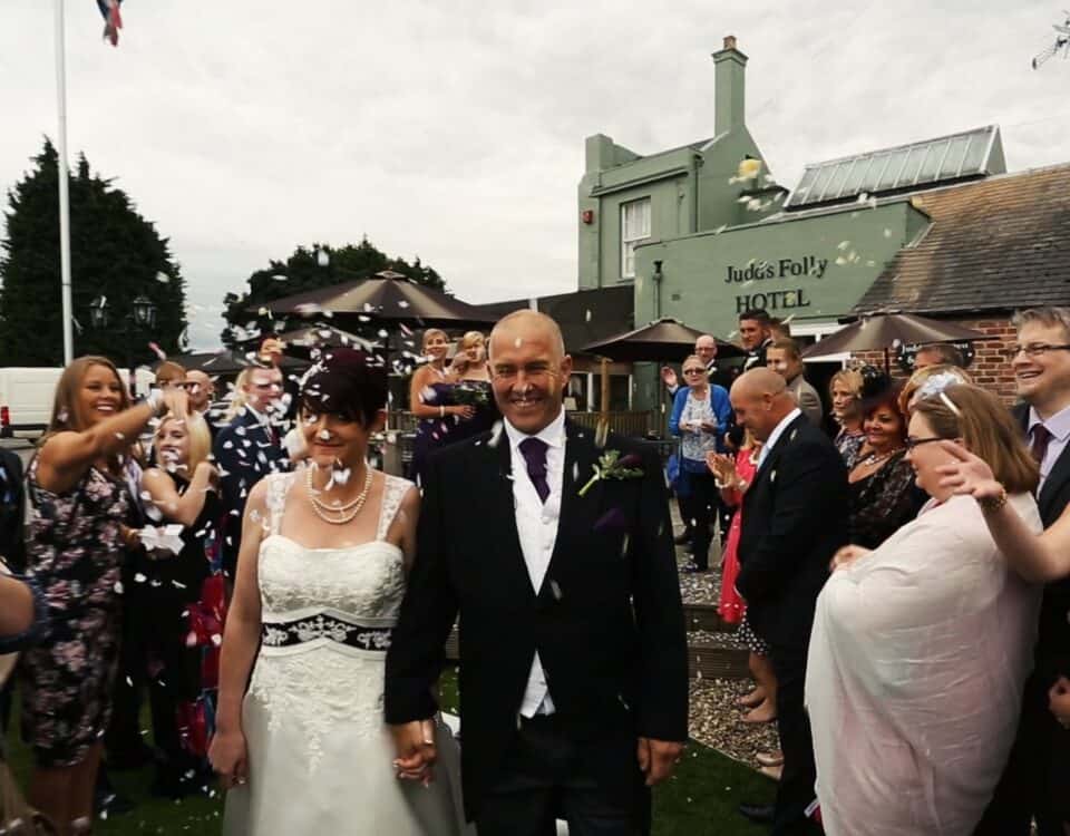 Angela & Ian's wedding at Judd Folly, filmed by Talking Fly Wedding Films