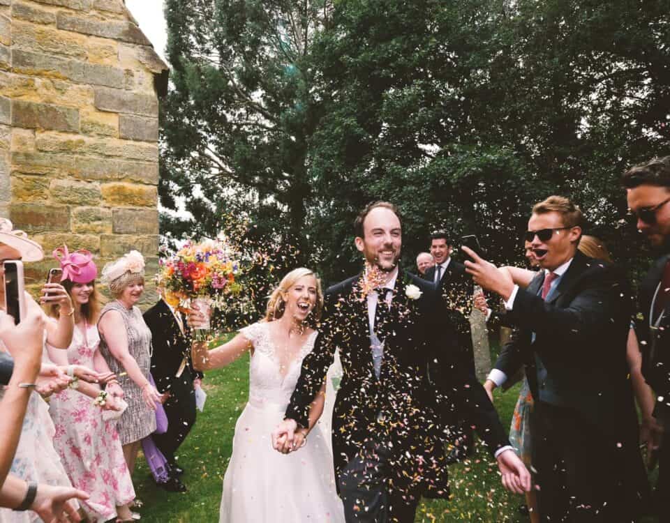 Annabel & Aaron's wedding at Family or Friends House, filmed by Talking Fly Wedding Films