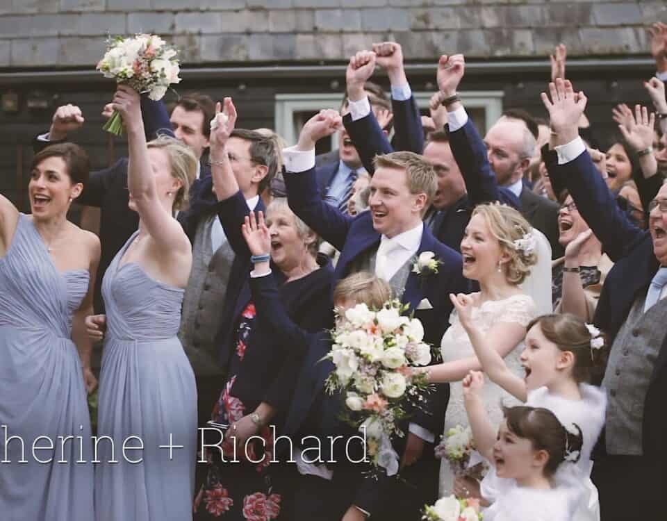 Catherine & Richard's wedding at Upwaltham Barns, filmed by Talking Fly Wedding Films