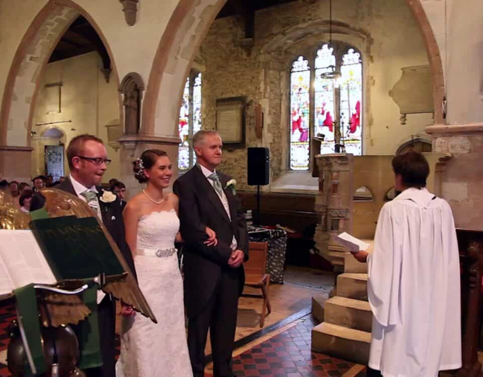 Emma & Ross's wedding at Boughton Golf Club, filmed by Talking Fly Wedding Films