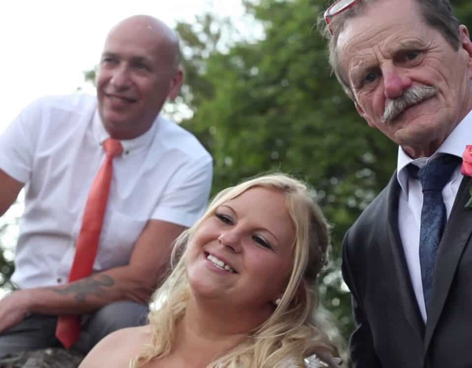 Fiona & Cliff's wedding at Nettlestead Place, filmed by Talking Fly Wedding Films