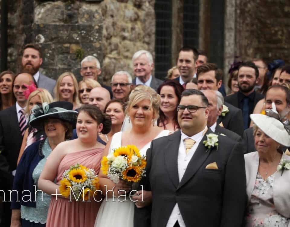 Hannah & Michael's wedding at Farnham Castle, filmed by Talking Fly Wedding Films