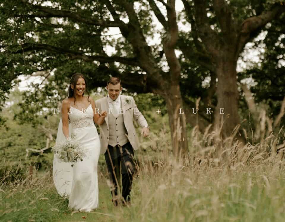 Harriet & Luke's wedding at Hoath House, filmed by Talking Fly Wedding Films