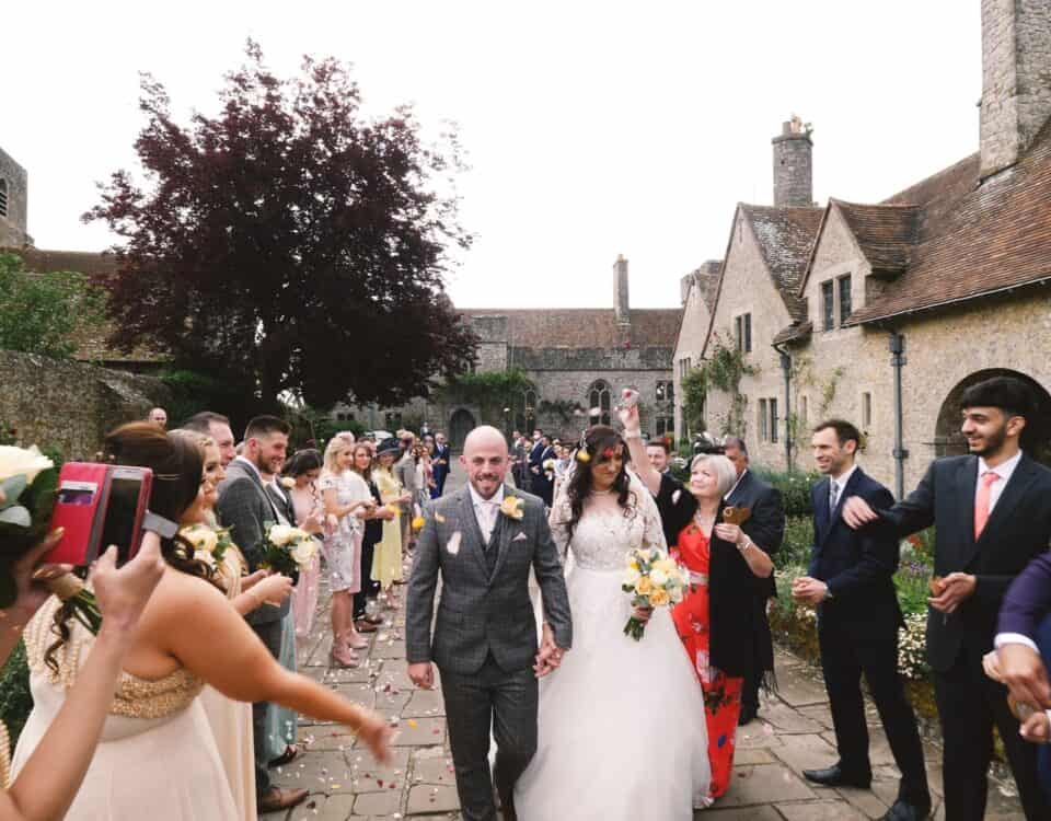 Kirenjit & Lee's wedding at Lympne Castle, filmed by Talking Fly Wedding Films
