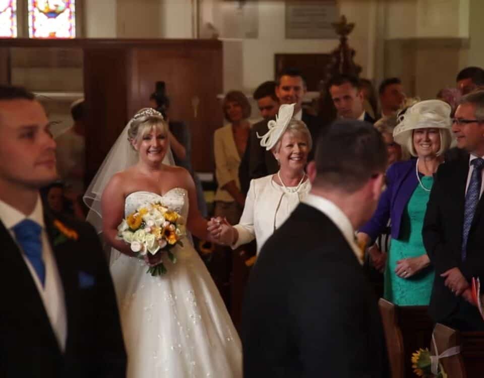 Lauren & David's wedding at Bradbourne House, filmed by Talking Fly Wedding Films