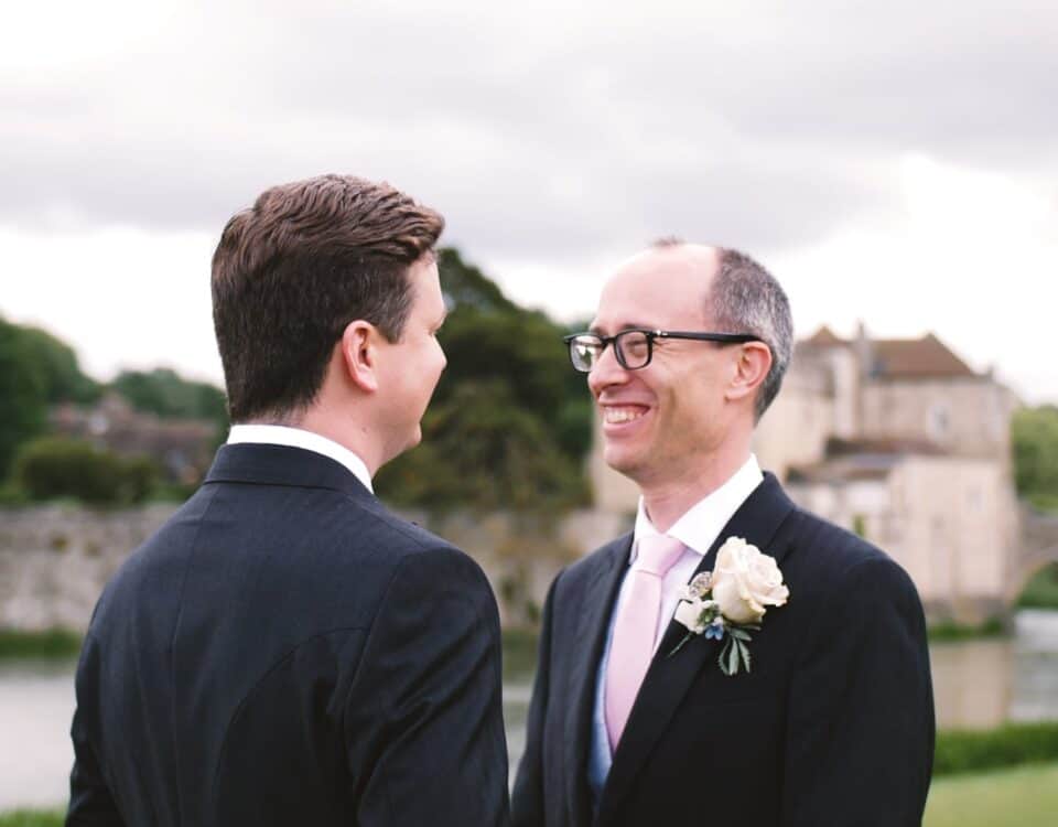 Rob & Robert's wedding at South Farm, Royston, filmed by Talking Fly Wedding Films