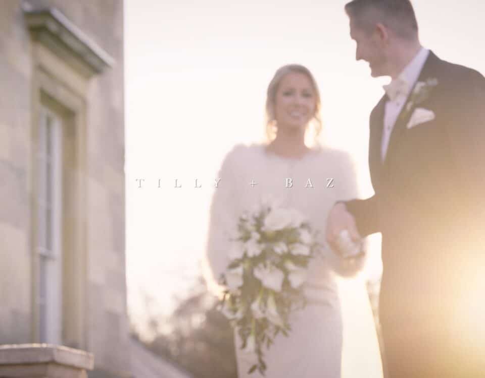 Tilly & Baz's wedding at Botleys Mansion, filmed by Talking Fly Wedding Films