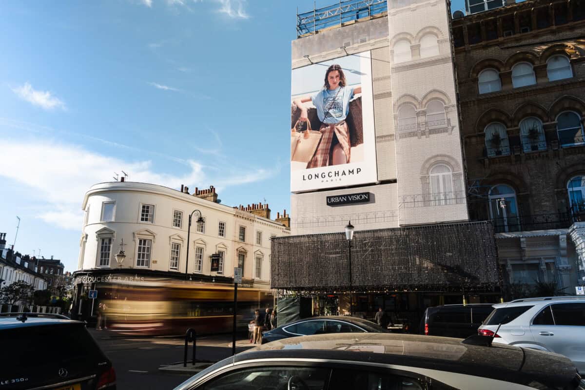Longchamp at Gloucester Road campaign photograph 2
