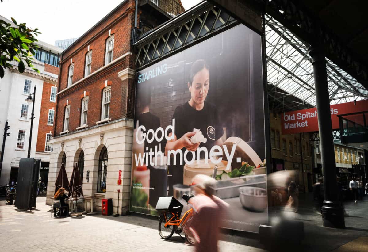 Starling Bank Spitalfields Domination campaign photograph 2