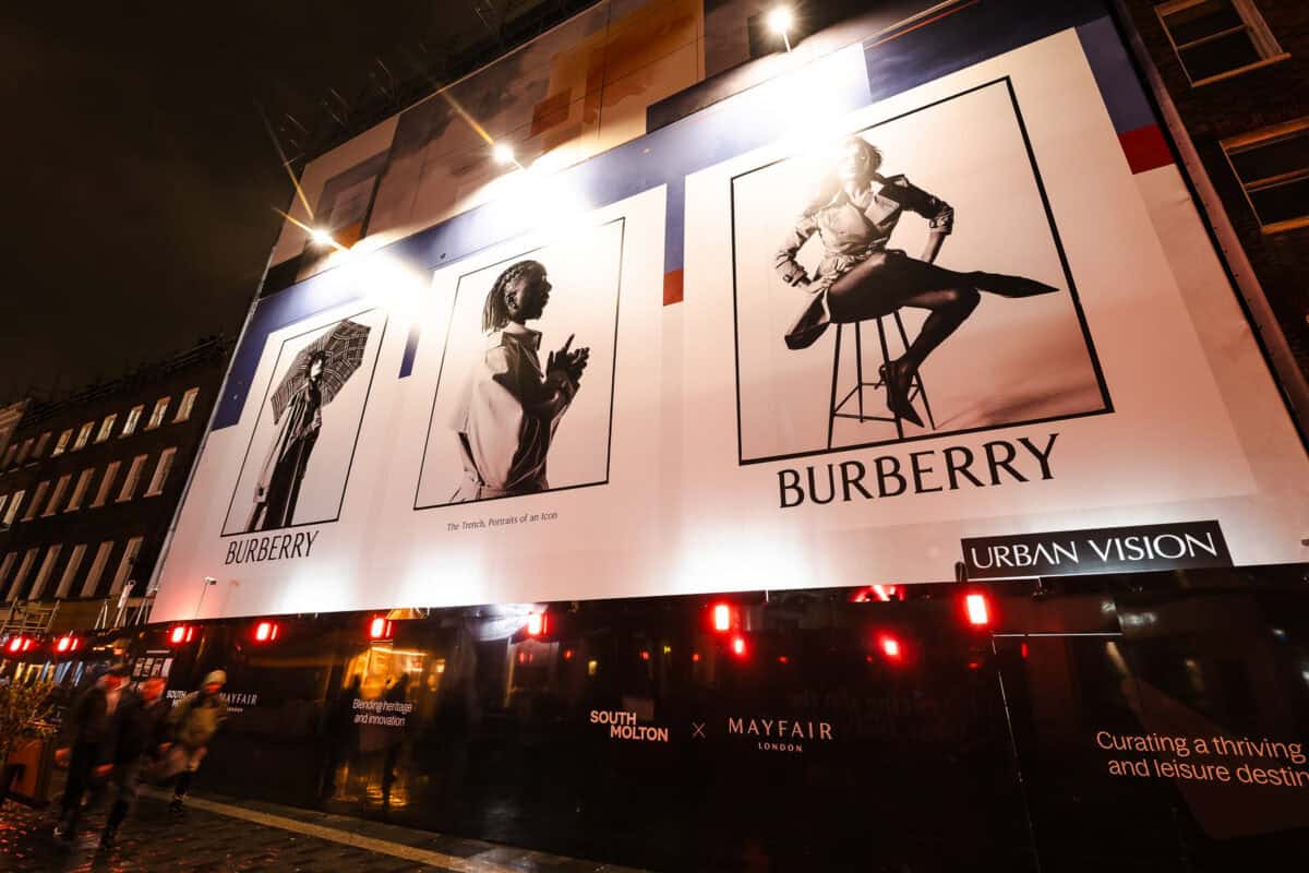 Burberry & Swarovski Across London campaign photograph 7