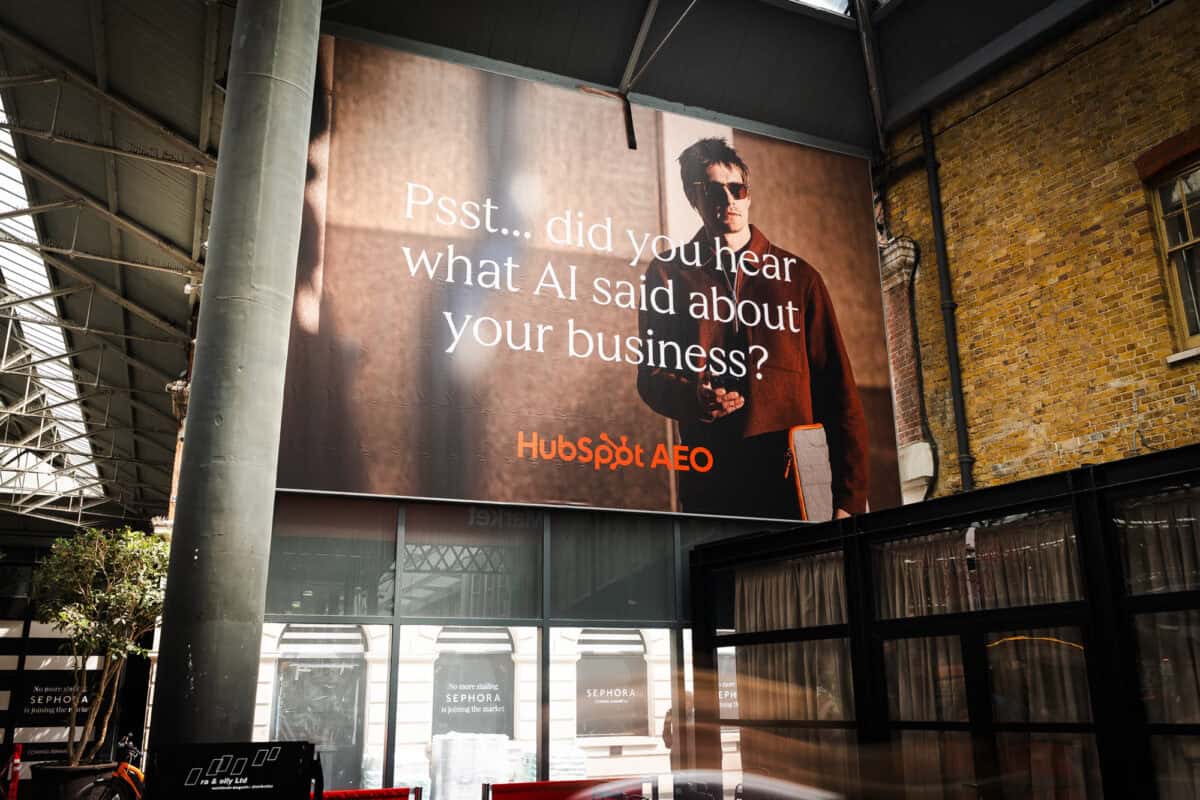 HubSpot Spitalfields Domination campaign photograph 4