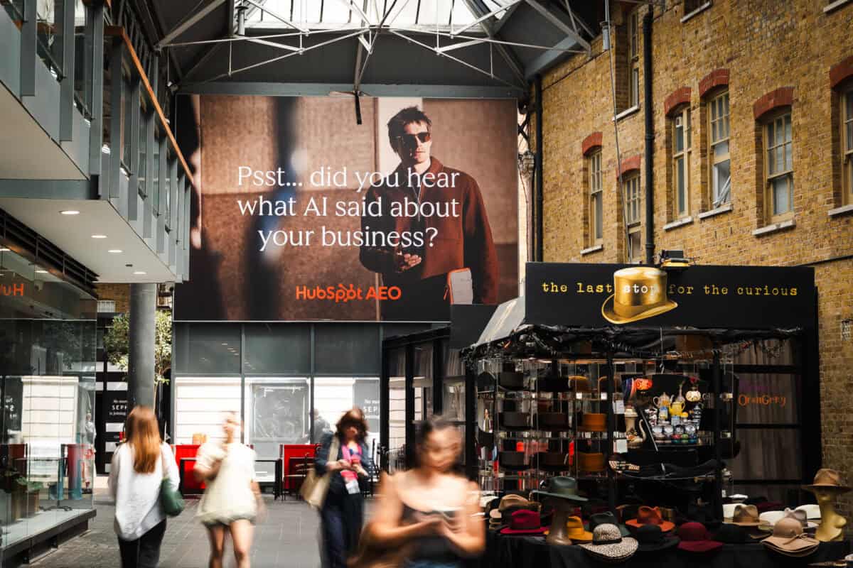 HubSpot Spitalfields Domination campaign photograph 5