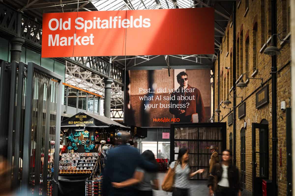 HubSpot Spitalfields Domination campaign photograph 6