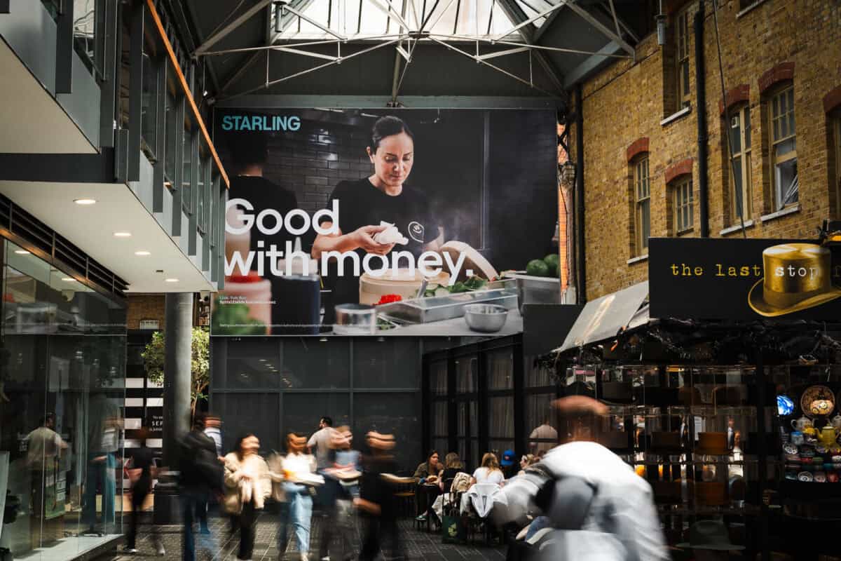 Starling Bank Spitalfields Domination campaign photograph 6