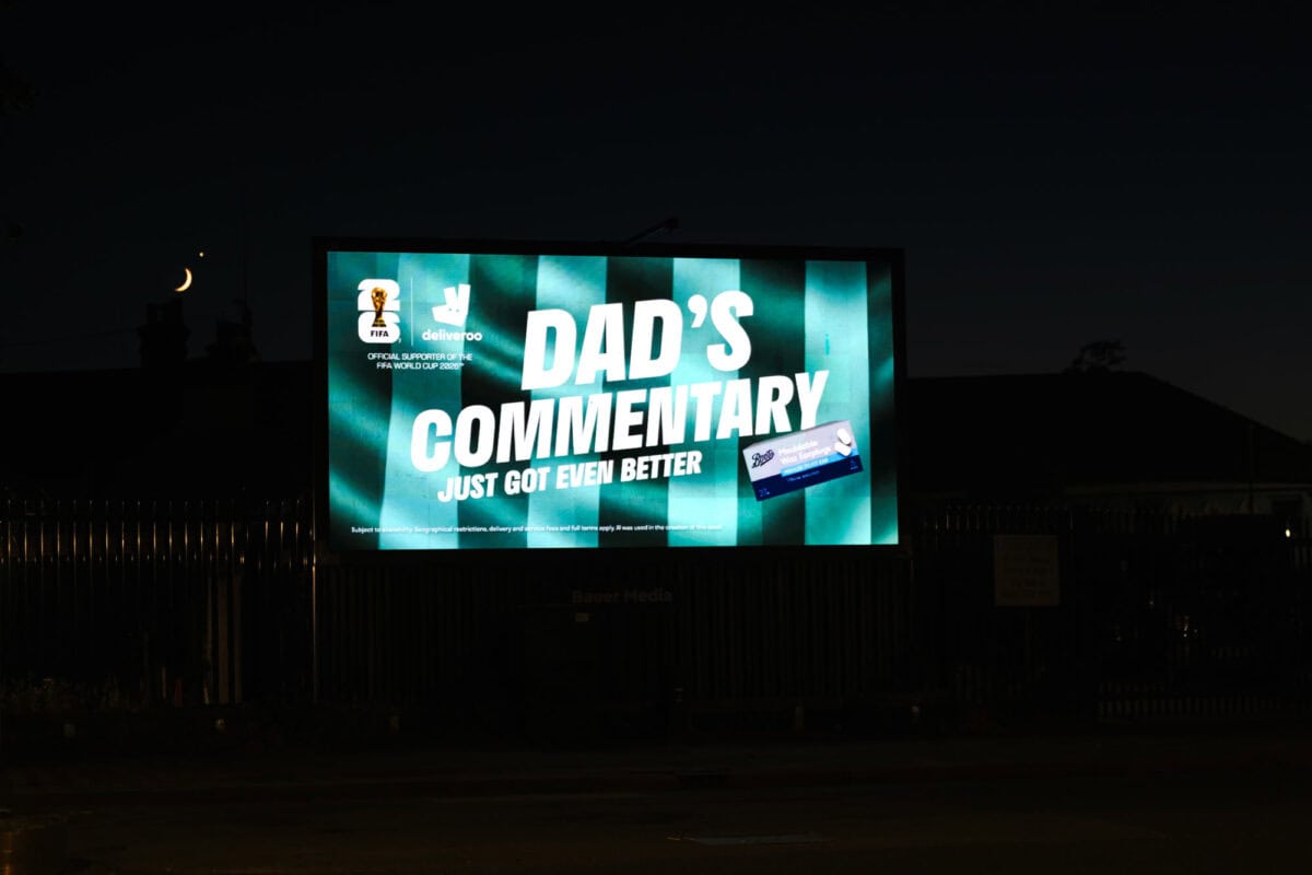 Deliveroo Football OOH Campaign campaign photograph 8