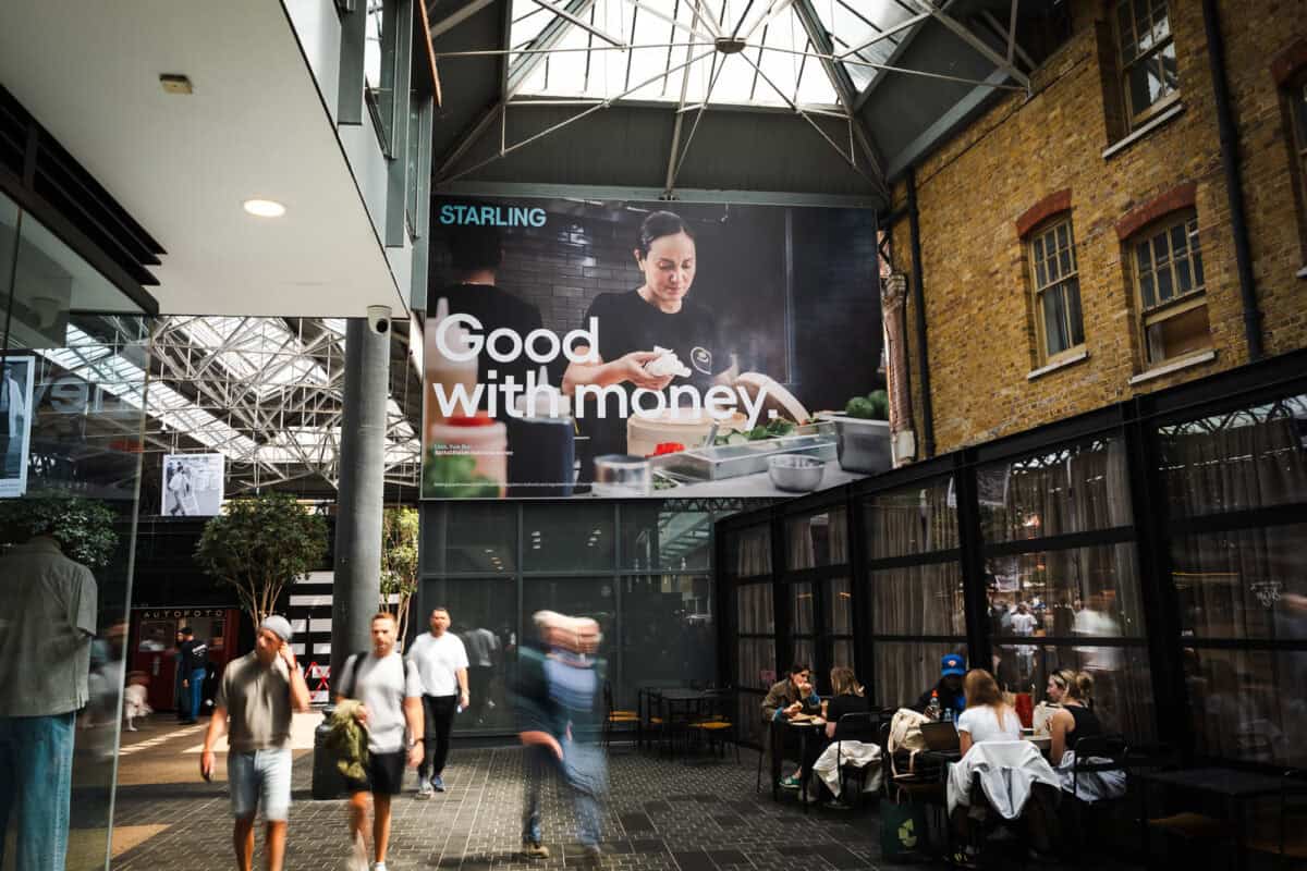 Starling Bank Spitalfields Domination campaign photograph 8