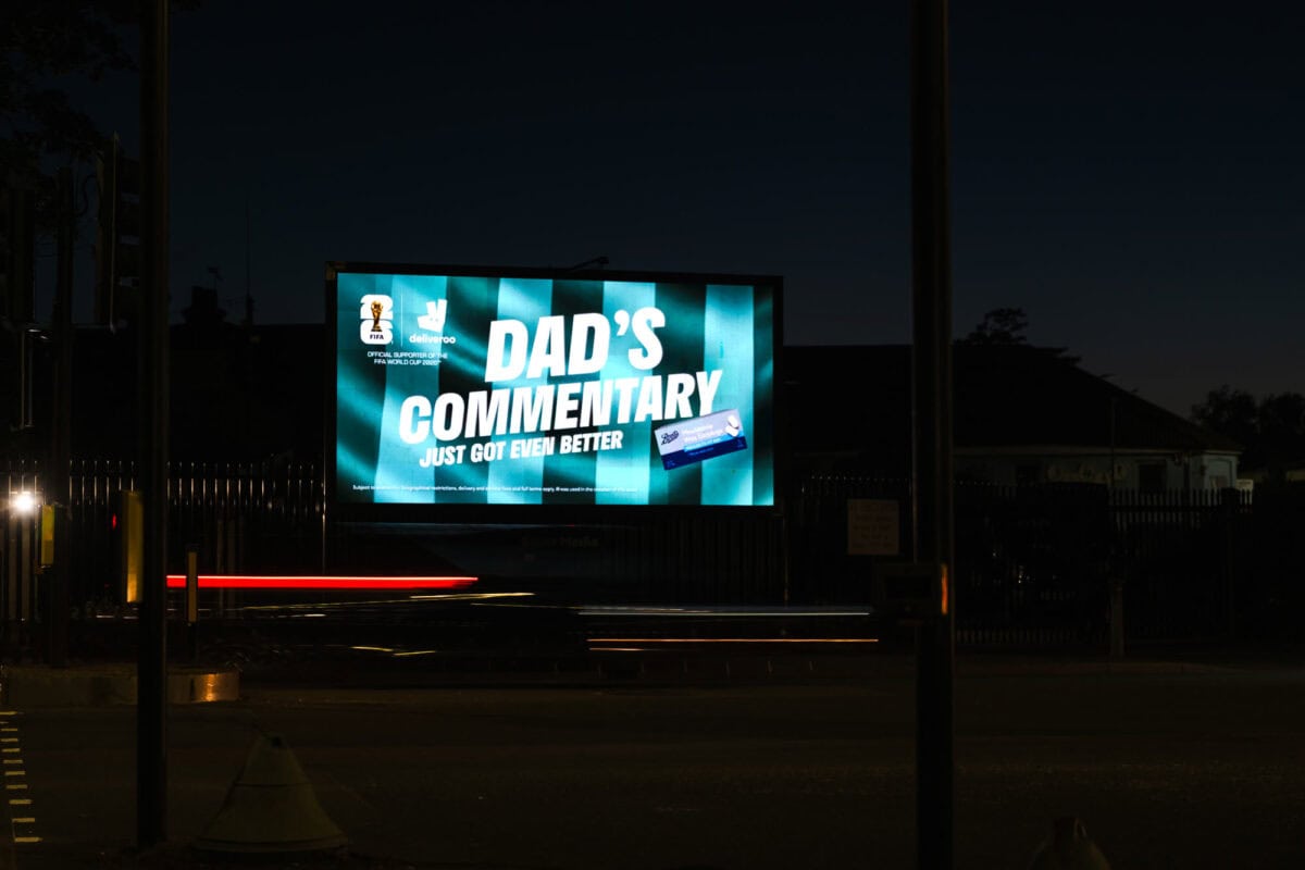Deliveroo Football OOH Campaign campaign photograph 9