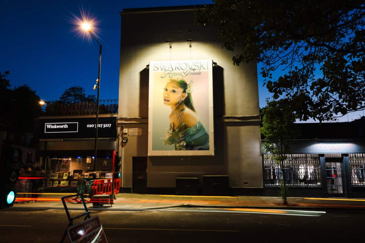 Burberry & Swarovski Across London campaign photograph 21