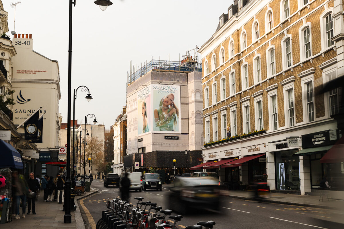 Burberry & Swarovski Across London campaign photograph 24