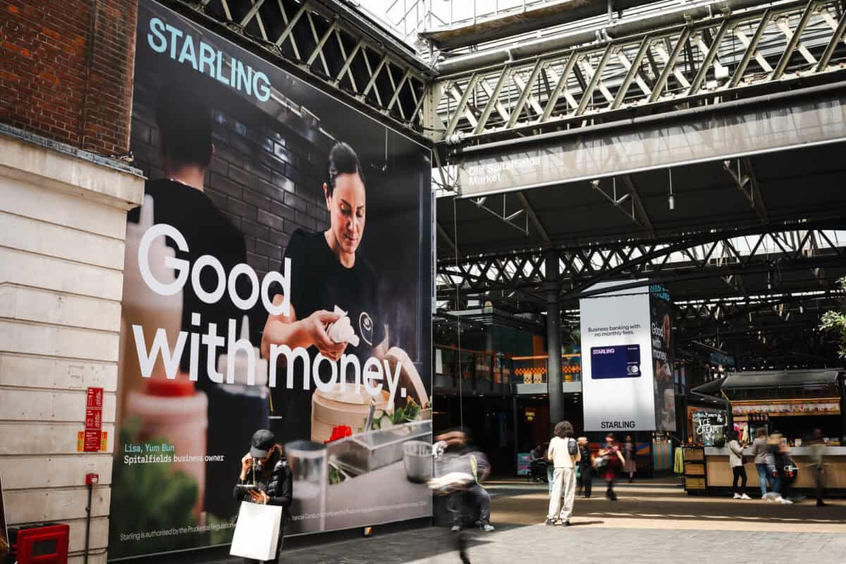 Starling Bank Spitalfields Domination campaign photograph 15