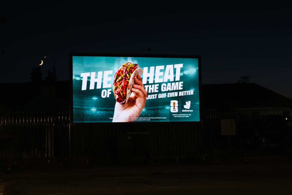 Deliveroo Football OOH Campaign campaign photograph 59
